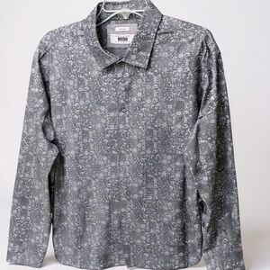 Joseph Abboud Men’s XL Grey Patterned Dress Shirt